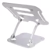 StarTech.com portatīvā datora statīvs galdam, ergonomisks portatīvā datora statīvs ar regulējamu augstumu, alumīnija, pārnēsājams, iztur līdz 10 kg, salokāms portatīvā datora turētājs galdam – slīps piezīmjdatora pacēlājs/pacēlājs