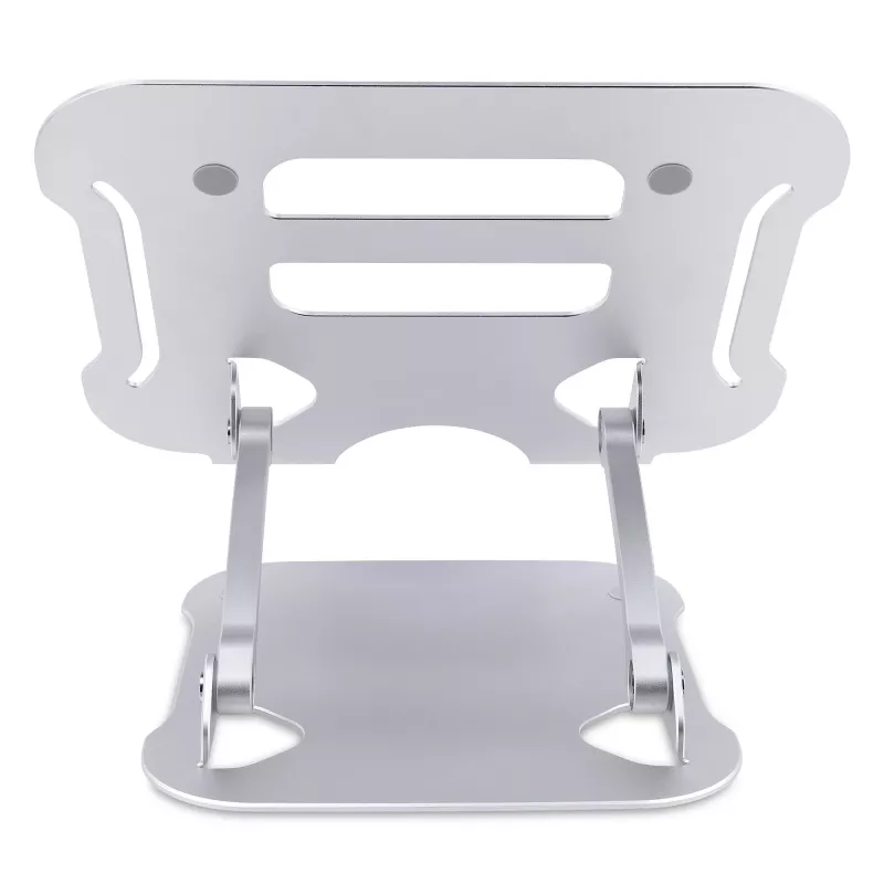 StarTech.com portatīvā datora statīvs galdam, ergonomisks portatīvā datora statīvs ar regulējamu augstumu, alumīnija, pārnēsājams, iztur līdz 10 kg, salokāms portatīvā datora turētājs galdam – slīps piezīmjdatora pacēlājs/pacēlājs