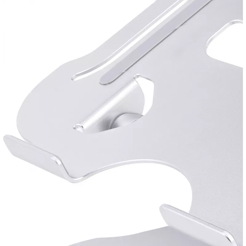 StarTech.com portatīvā datora statīvs galdam, ergonomisks portatīvā datora statīvs ar regulējamu augstumu, alumīnija, pārnēsājams, iztur līdz 10 kg, salokāms portatīvā datora turētājs galdam – slīps piezīmjdatora pacēlājs/pacēlājs
