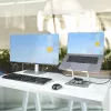 StarTech.com portatīvā datora statīvs galdam, ergonomisks portatīvā datora statīvs ar regulējamu augstumu, alumīnija, pārnēsājams, iztur līdz 10 kg, salokāms portatīvā datora turētājs galdam – slīps piezīmjdatora pacēlājs/pacēlājs