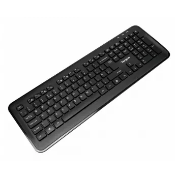 Targus AKM610NO klaviatūra ar peli, universāla, RF bezvadu, QWERTY, ziemeļvalstu, melna