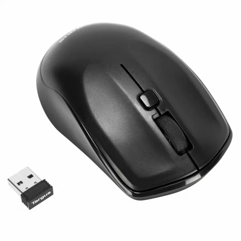 Targus AKM610NO klaviatūra ar peli, universāla, RF bezvadu, QWERTY, ziemeļvalstu, melna