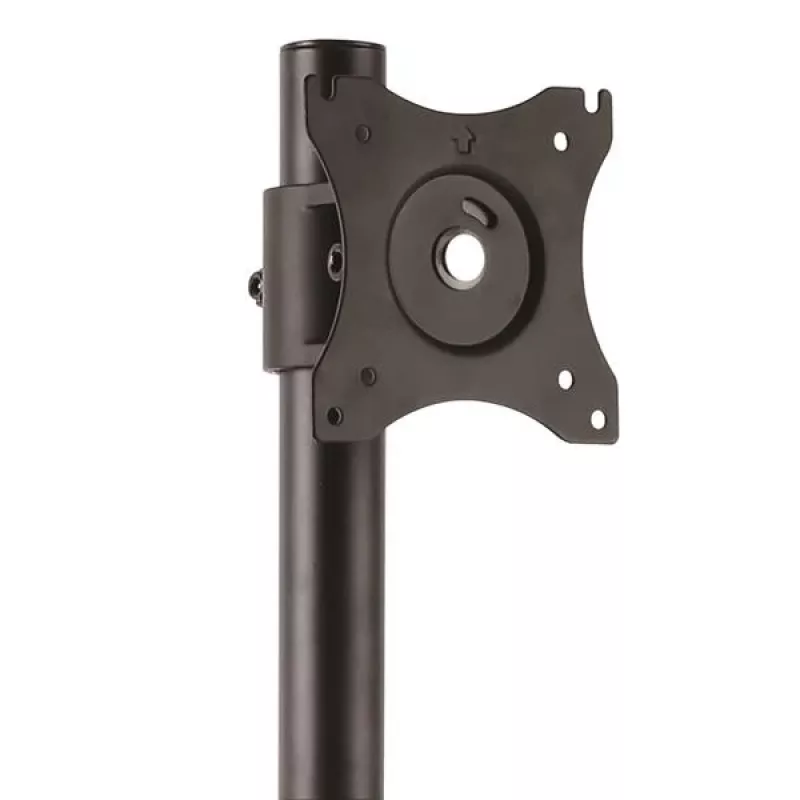 StarTech.com Divu monitoru statīvs - vertikāls, brīvi stāvošs, 10 kg, 33 cm (13 collas), 68.6 cm (27 collas), 100 x 100 mm, Melns