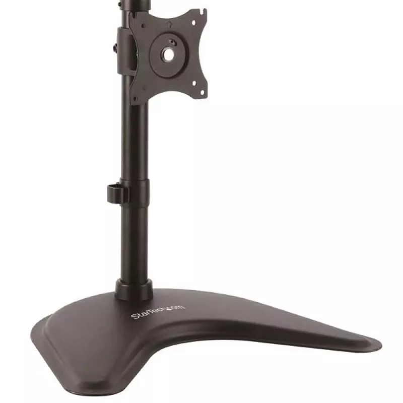 StarTech.com Divu monitoru statīvs - vertikāls, brīvi stāvošs, 10 kg, 33 cm (13 collas), 68.6 cm (27 collas), 100 x 100 mm, Melns