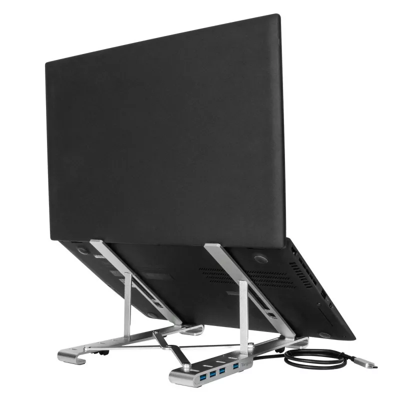 Targus AWU100205GL klēpjdatora statīvs Sudraba 39.6 cm (15.6 collas)