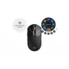 HP 700 uzlādējama bezvadu pele, piemērota abām rokām, RF bezvadu + Bluetooth, 6000 DPI, melna