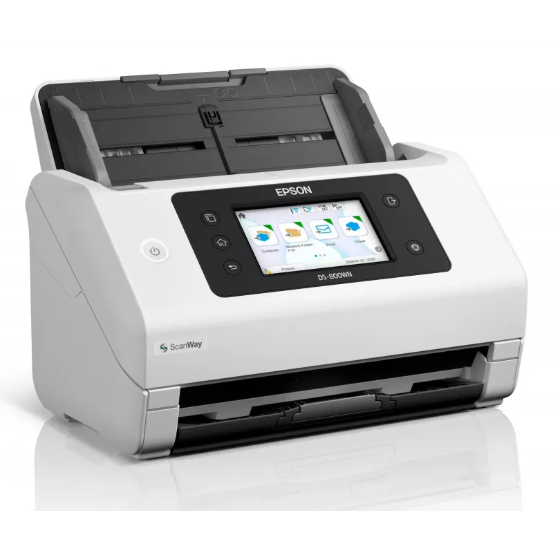 Epson WorkForce DS-800WN lokšņu padeves skeneris 600 x 600 DPI A4 Balta