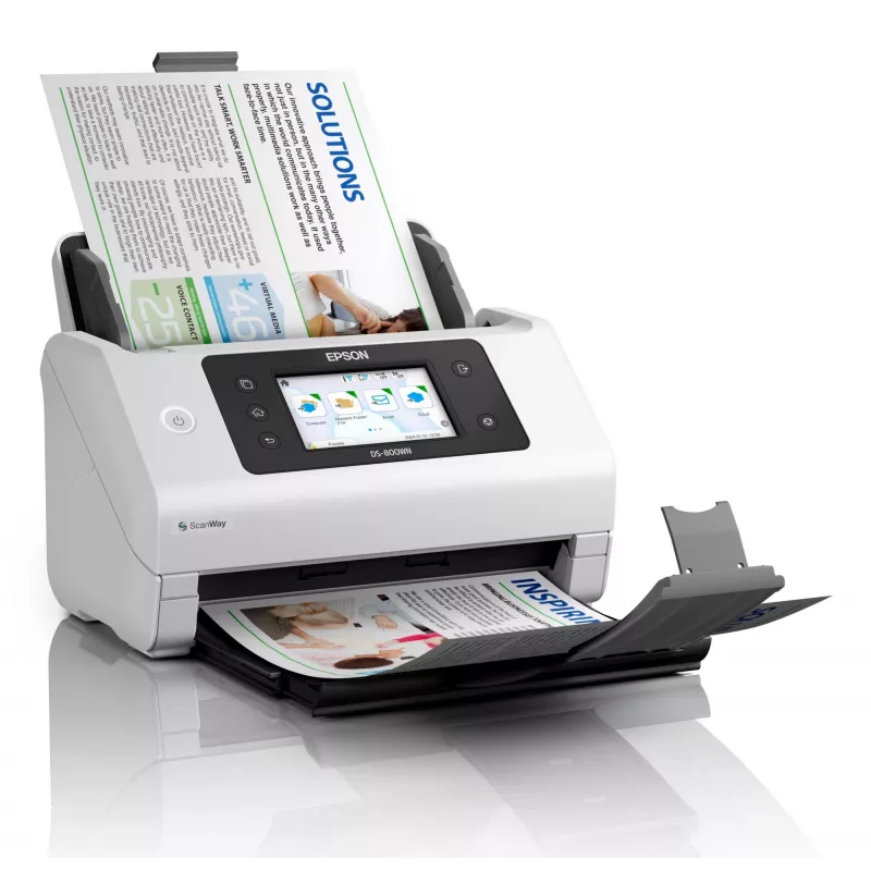 Epson WorkForce DS-800WN lokšņu padeves skeneris 600 x 600 DPI A4 Balta