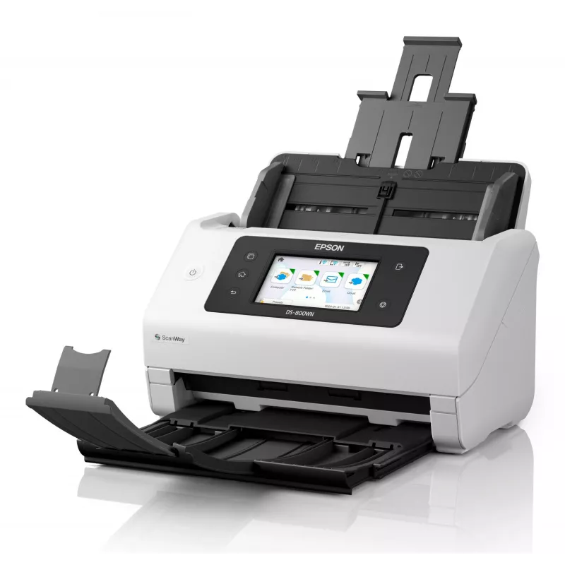 Epson WorkForce DS-800WN lokšņu padeves skeneris 600 x 600 DPI A4 Balta