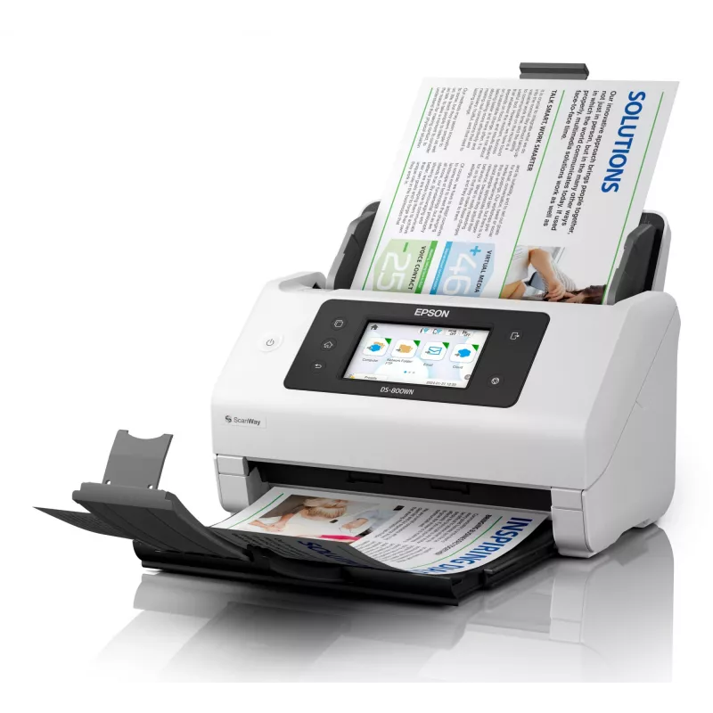 Epson WorkForce DS-800WN lokšņu padeves skeneris 600 x 600 DPI A4 Balta