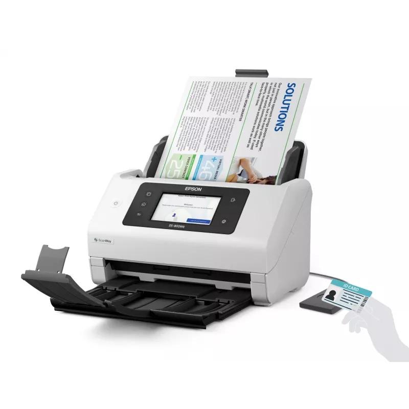 Epson WorkForce DS-800WN lokšņu padeves skeneris 600 x 600 DPI A4 Balta