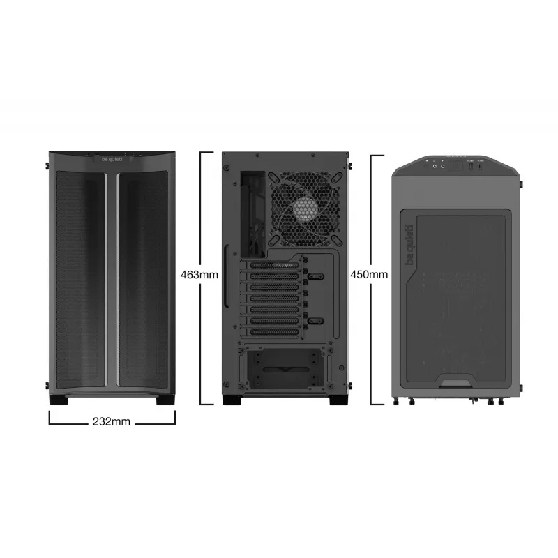 be quiet Pure Base 500DX Melns