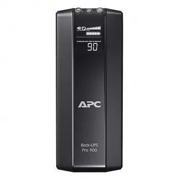 APC BR900G-FR Power-Saving Back-UPS Pro 900 līnijinteraktīvs nepārtrauktās barošanas avots (UPS), 900 VA (0,9 kVA), 540 W, 230 V, 6 E tipa kontaktligzdas, USB, 45 dB, melns