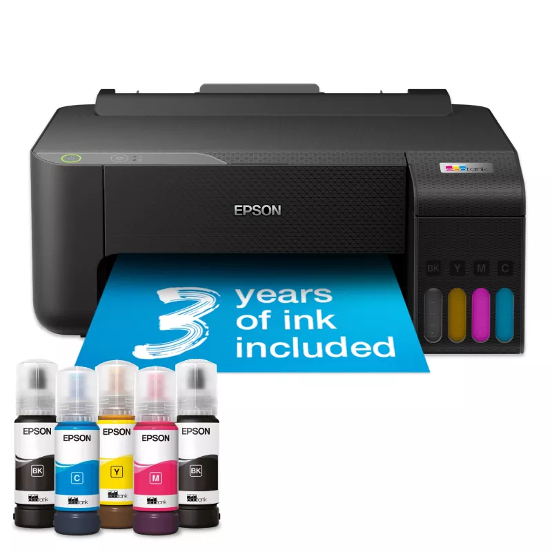 Tintas printeris Epson EcoTank L1230 Colour, 4 kasetnes, A4, 5760x1440 DPI, melns