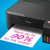 Tintas printeris Epson EcoTank L1230 Colour, 4 kasetnes, A4, 5760x1440 DPI, melns