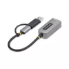 StarTech.com USB-C uz Ethernet adapteris ar USB-A pieslēgumu, 10/100/1000 Mb/s, USB 3.0 uz Gigabit Ethernet tīkla adapteris, 15 cm pievienots kabelis, USB GbE adapteris