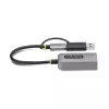 StarTech.com USB-C uz Ethernet adapteris ar USB-A pieslēgumu, 10/100/1000 Mb/s, USB 3.0 uz Gigabit Ethernet tīkla adapteris, 15 cm pievienots kabelis, USB GbE adapteris