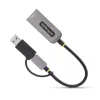 StarTech.com USB-C uz Ethernet adapteris ar USB-A pieslēgumu, 10/100/1000 Mb/s, USB 3.0 uz Gigabit Ethernet tīkla adapteris, 15 cm pievienots kabelis, USB GbE adapteris