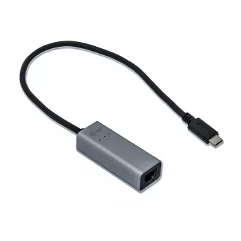 i-tec Metal USB-C Gigabit Ethernet Adapter, vadu, USB Type-C, Ethernet, 1000 Mbit/s, pelēks