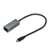 i-tec Metal USB-C Gigabit Ethernet Adapter, vadu, USB Type-C, Ethernet, 1000 Mbit/s, pelēks