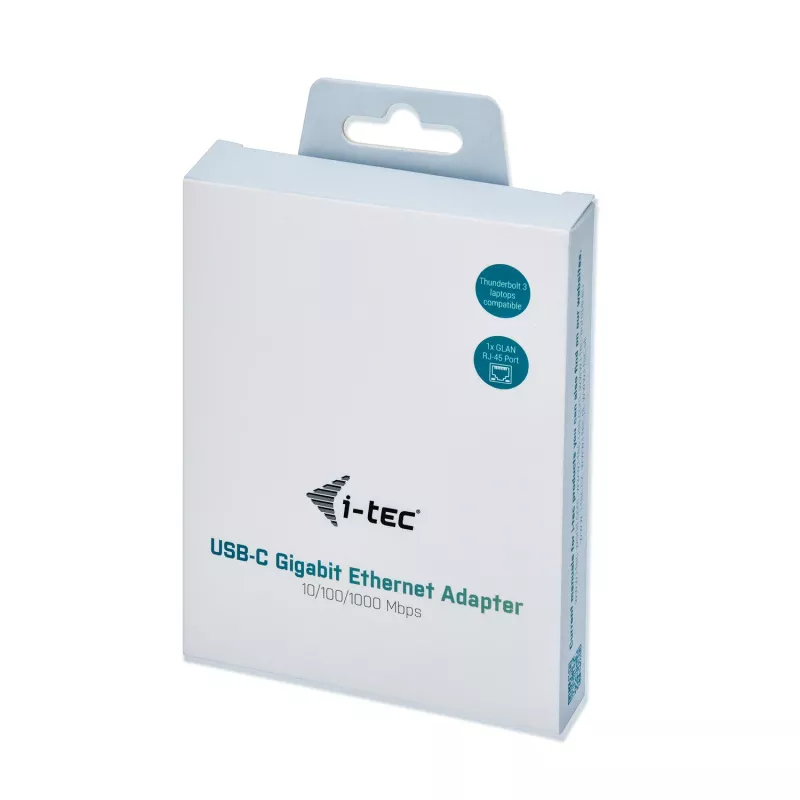 i-tec Metal USB-C Gigabit Ethernet Adapter, vadu, USB Type-C, Ethernet, 1000 Mbit/s, pelēks