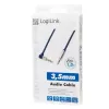 Audio kabelis LogiLink 3.5mm - 3.5mm 1m zils