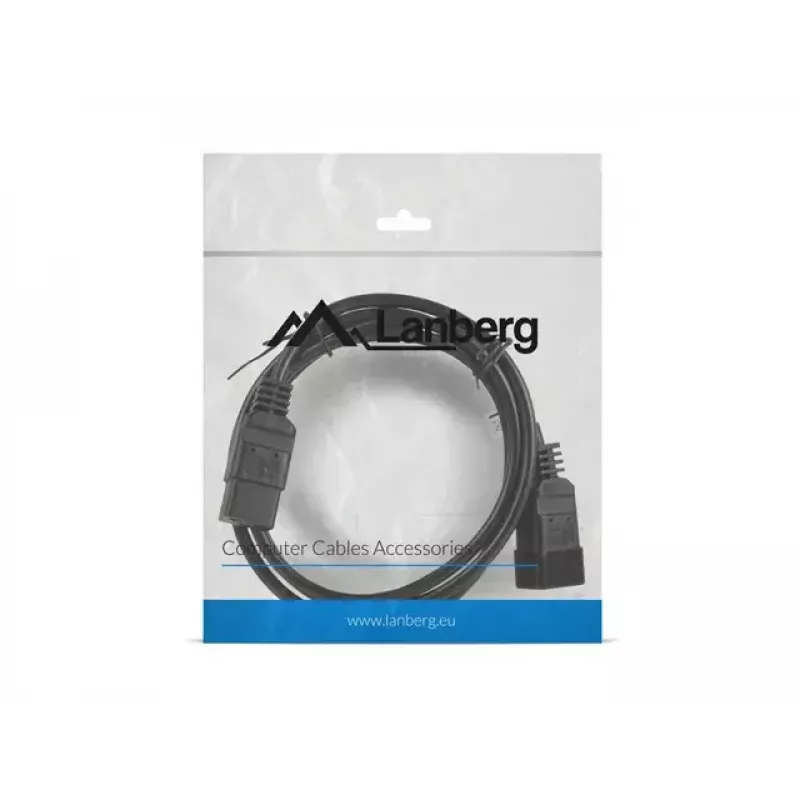 Power kabelis Lanberg CA-C19E-10CC-0018-BK Melns 1.8m