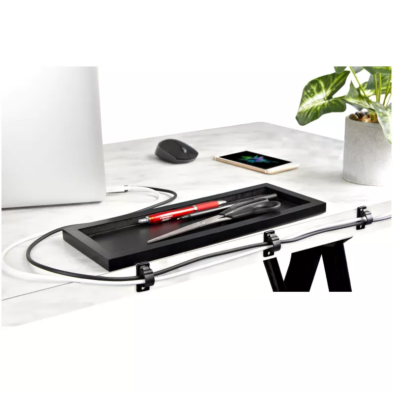 StarTech.com 100 lipīgu kabeļu pārvaldības klipšu, melnas - tīkla/Ethernet/biroja galda/datora vadu organizators - lipīgi kabeļu/vadu turētāji - neilona pašlīmējoša skava, UL/94V-2 ugunsizturības reitings