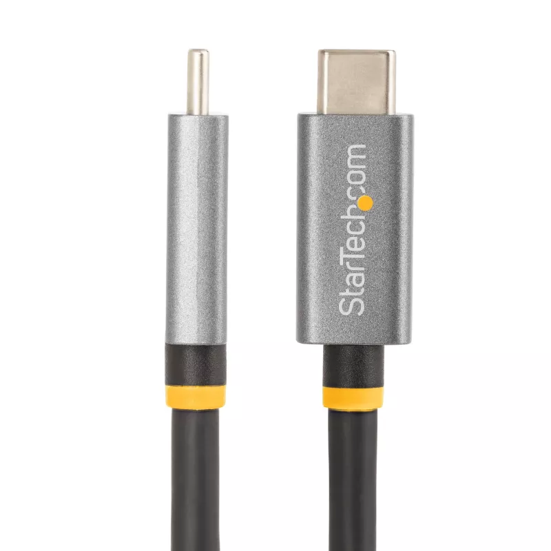 StarTech.com 3ft (1m) USB4 kabelis, USB-IF sertificēts USB-C kabelis, 40 Gbps, USB Type-C datu pārraides kabelis, 100W Power Delivery, 8K 60Hz, saderīgs ar Thunderbolt 4/3/USB 3.2