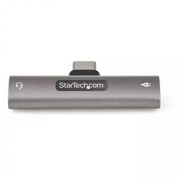 StarTech.com CDP235APDM USB-C audio un uzlādes adapteris ar 3,5 mm TRRS austiņu ligzdu un 60 W USB-C Power Delivery, tālruņiem/planšetēm/portatīvajiem