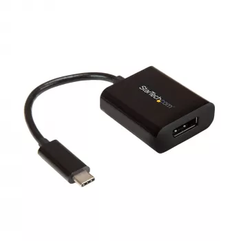 StarTech.com USB C–DisplayPort adapteris – 4K 60Hz/8K 30Hz – USB Type-C uz DP 1.4 HBR2 adaptera sargspraudnis – kompakts USB-C (DP Alt Mode) monitora video pārveidotājs – saderīgs ar Thunderbolt 3