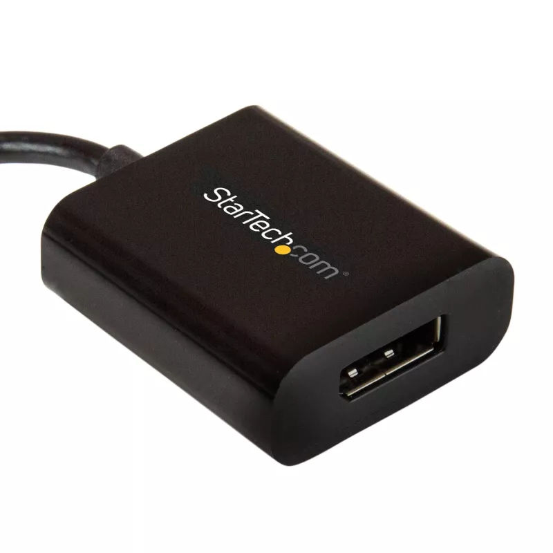 StarTech.com USB C–DisplayPort adapteris – 4K 60Hz/8K 30Hz – USB Type-C uz DP 1.4 HBR2 adaptera sargspraudnis – kompakts USB-C (DP Alt Mode) monitora video pārveidotājs – saderīgs ar Thunderbolt 3