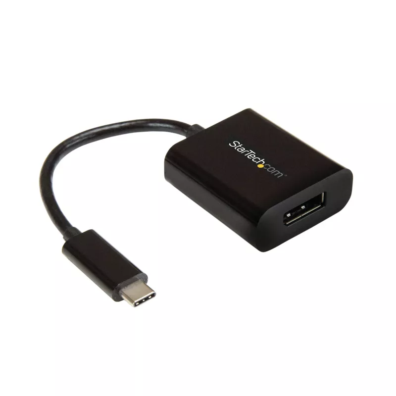 StarTech.com USB C–DisplayPort adapteris – 4K 60Hz/8K 30Hz – USB Type-C uz DP 1.4 HBR2 adaptera sargspraudnis – kompakts USB-C (DP Alt Mode) monitora video pārveidotājs – saderīgs ar Thunderbolt 3