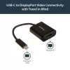 StarTech.com USB C–DisplayPort adapteris – 4K 60Hz/8K 30Hz – USB Type-C uz DP 1.4 HBR2 adaptera sargspraudnis – kompakts USB-C (DP Alt Mode) monitora video pārveidotājs – saderīgs ar Thunderbolt 3