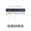 StarTech.com USB C–DisplayPort adapteris – 4K 60Hz/8K 30Hz – USB Type-C uz DP 1.4 HBR2 adaptera sargspraudnis – kompakts USB-C (DP Alt Mode) monitora video pārveidotājs – saderīgs ar Thunderbolt 3