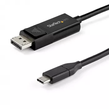 StarTech.com 1 m USB-C uz DisplayPort 1.4 kabelis 8K 60Hz/4K - divvirzienu DP uz USB-C vai USB-C uz DP apgriežams video adaptera kabelis - HBR3/HDR/DSC - USB Type-C/Thunderbolt monitora kabelis