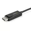 StarTech.com 6 pēdas (2 m) USB C uz DisplayPort 1.4 kabelis 8K 60Hz/4K - divvirzienu DP uz USB-C vai USB-C uz DP atgriezenisks video adaptera kabelis - HBR3/HDR/DSC - USB Type C/TB3 monitora kabelis (CDP2DP142MBD)