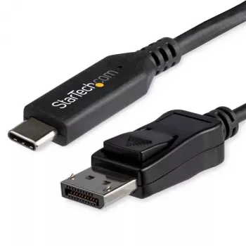 StarTech.com 6 pēdu/1,8 m USB C uz DisplayPort 1.4 kabelis - 4K/5K/8K USB Type-C uz DP 1.4 Alt režīma video adaptera pārveidotājs - HBR3/HDR/DSC - 8K 60 Hz DP monitors kabelis priekš USB-C/Thunderbolt 3