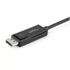 StarTech.com 1 m USB-C uz DisplayPort 1.2 kabelis 4K 60 Hz — divvirzienu DP uz USB-C vai USB-C uz DP atgriezenisks video adaptera kabelis — HBR2/HDR — USB Type-C/Thunderbolt monitora kabelis