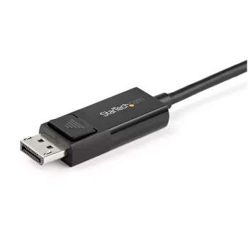 StarTech.com 1 m USB-C uz DisplayPort 1.2 kabelis 4K 60 Hz — divvirzienu DP uz USB-C vai USB-C uz DP atgriezenisks video adaptera kabelis — HBR2/HDR — USB Type-C/Thunderbolt monitora kabelis
