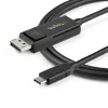 StarTech.com 1 m USB-C uz DisplayPort 1.2 kabelis 4K 60 Hz — divvirzienu DP uz USB-C vai USB-C uz DP atgriezenisks video adaptera kabelis — HBR2/HDR — USB Type-C/Thunderbolt monitora kabelis