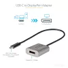 StarTech.com USB C–DisplayPort adapteris – 8K/4K 60 Hz USB-C–DisplayPort 1.4 adaptera sargspraudnis – USB Type-C–DP monitora video pārveidotājs – darbojas ar Thunderbolt 3 – ar 12 collu garu pievienotu kabeli