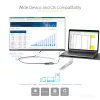 StarTech.com USB C–DisplayPort adapteris – 8K/4K 60 Hz USB-C–DisplayPort 1.4 adaptera sargspraudnis – USB Type-C–DP monitora video pārveidotājs – darbojas ar Thunderbolt 3 – ar 12 collu garu pievienotu kabeli