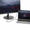 StarTech.com 1,8 m USB-C uz DisplayPort 1.2 kabelis 4K 60 Hz — USB-C uz DisplayPort adaptera kabelis HBR2 — USB Type-C DP alt režīma uz DP monitora video kabelis — darbojas ar Thunderbolt 3 — melns