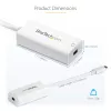StarTech.com USB-C uz Mini DisplayPort adapteris - 4K 60Hz - Balts - USB 3.1 Type-C uz Mini DP adapteris - Uzlabotā versija ir CDP2MDPEC