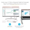 StarTech.com USB C uz Mini DisplayPort adapteris - 4K 60Hz USB-C uz mDP adaptera pārveidotājs - USB Type-C uz Mini DP monitors - Video pārveidotājs - Darbojas ar Thunderbolt 3 - 12 collu garš pievienots kabelis - Uzlabota CDP2MDP versija