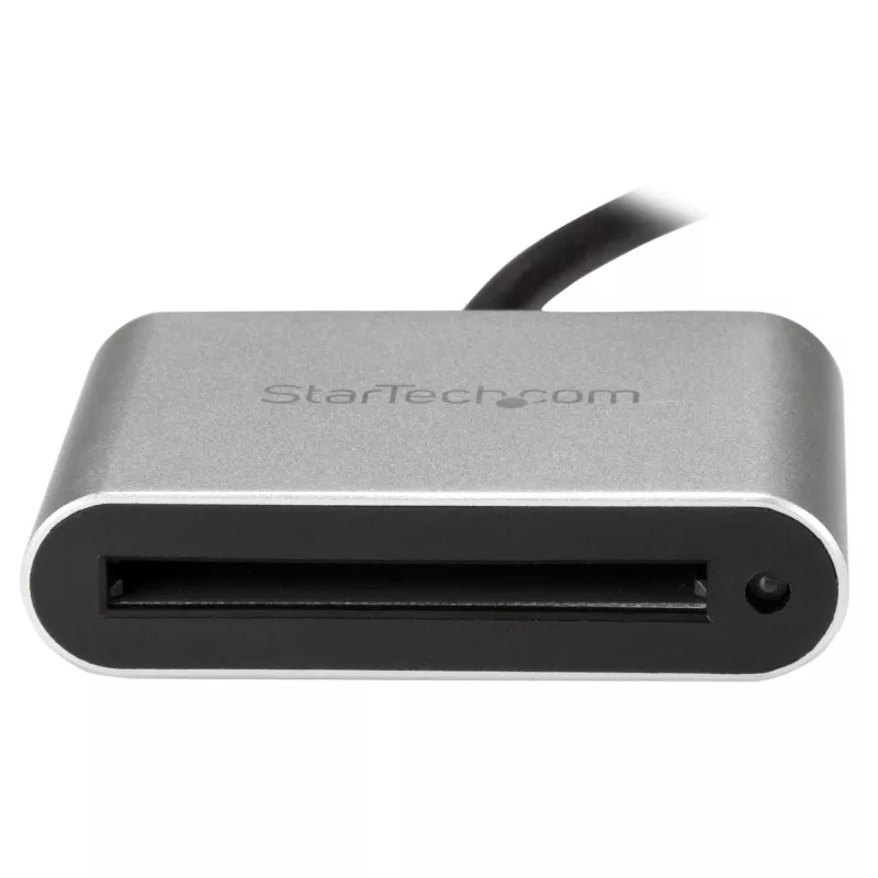 StarTech.com USB 3.0 karšu lasītājs/rakstītājs CFast 2.0 kartēm, CFast, CFast 2.0, melna, sudraba, 5000 Mbit/s, alumīnija, Aktivitāte, Barošana, CE, FCC, RoHS, REACH