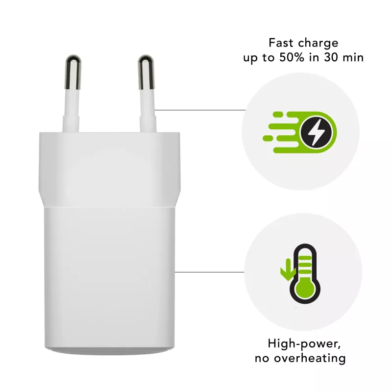 dbramante1928 re-charge Pro - EU sienas lādētājs - USB-C 30W - W