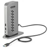 StarTech.com USB-C USB-A dokstacija - hibrīda universālā USB 3.0 dokstacija USB-C vai USB-A klēpjdatoram - divu monitoru 4K 60Hz HDMI/DisplayPort - 6x USB-A, GbE - USB 3.1 Gen 1 - Windows/Mac
