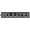 StarTech.com USB-C USB-A dokstacija - hibrīda universālā USB 3.0 dokstacija USB-C vai USB-A klēpjdatoram - divu monitoru 4K 60Hz HDMI/DisplayPort - 6x USB-A, GbE - USB 3.1 Gen 1 - Windows/Mac